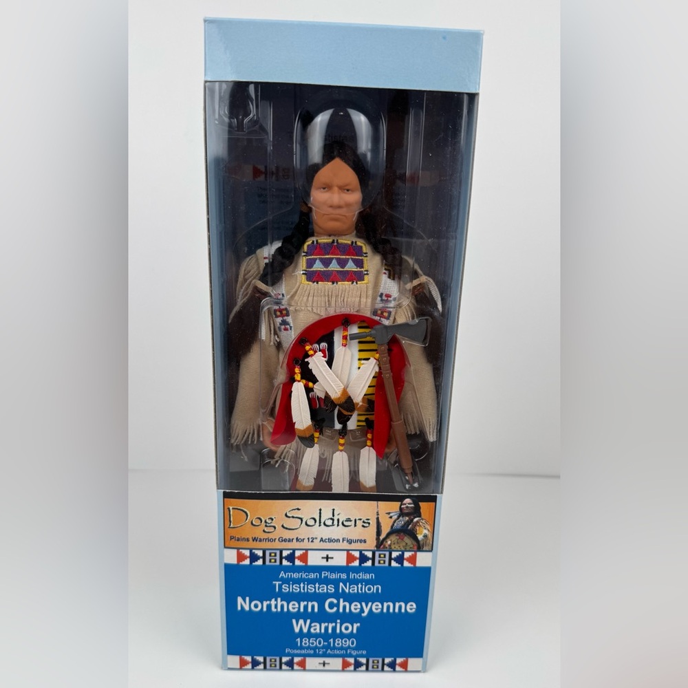 Dog Soldiers Northern Cheyenne Warrior. 12" Action Figure. New in Box.